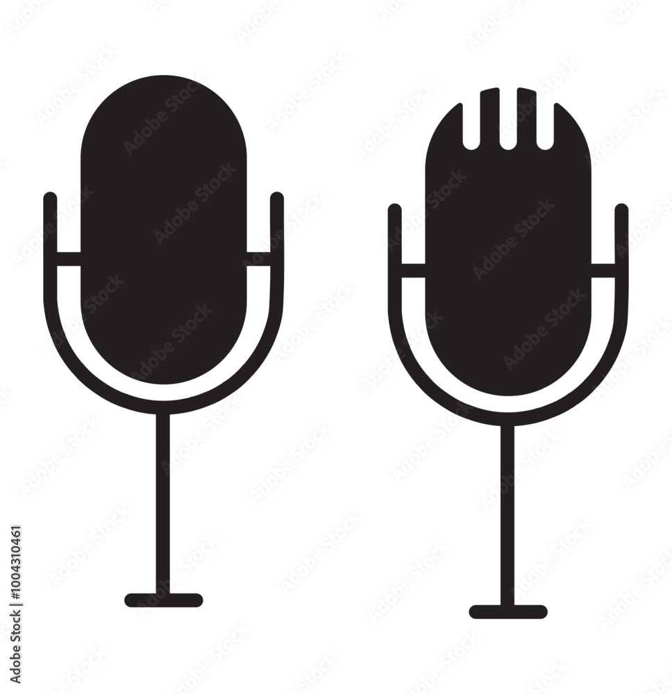 Microphone Icons set. variant microphone icon. Karaoke mic. Podcast microphone. web and mobile icons. vector illustration. mike icon set . Microphone Icons set. variant microphone icon. Karaoke mic. Podcast microphone. web and mobile icons. vector illustration. mike icon set .