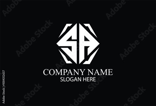 Free Download SA Monogram Logo Design, Mega logo collection, Abstract design concept for branding with golden gradient. - GFXLoad