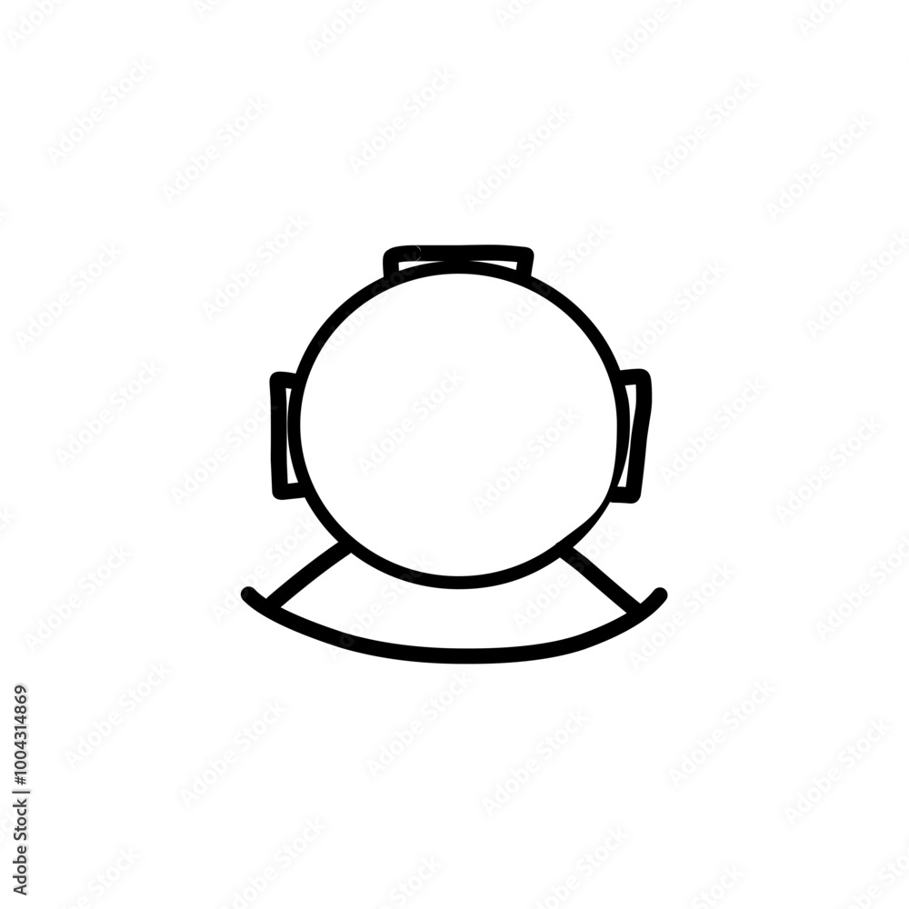 Nautical line vector icon Nautical line vector icon