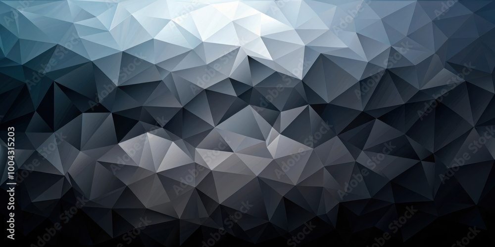 Obraz premium Abstract geometric low poly black background texture design for modern digital art projects