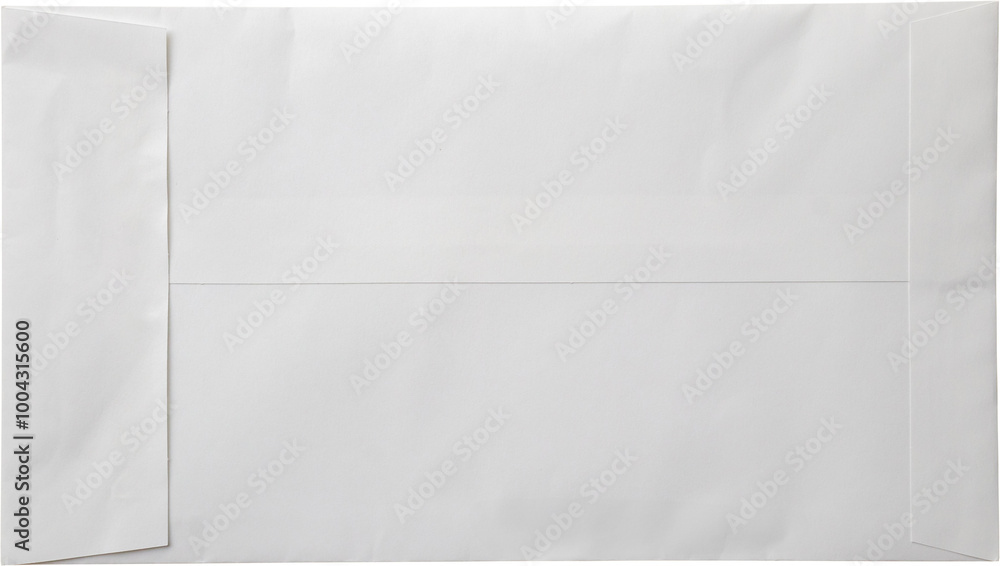 White paper envelope isolated on white background White paper envelope isolated on white background