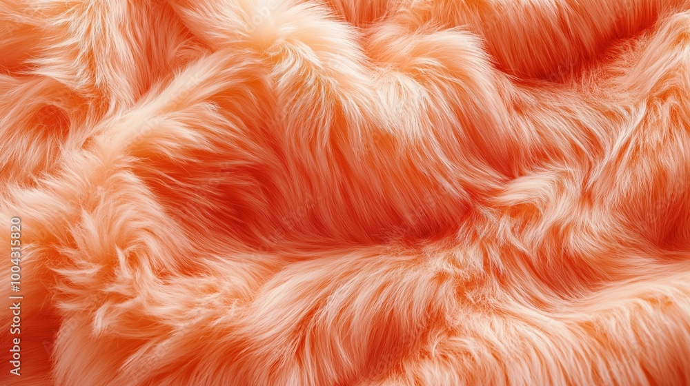 Soft peach fur texture close-up, perfect for trendy design backgrounds and textile concepts. Soft peach fur texture close-up, perfect for trendy design backgrounds and textile concepts.