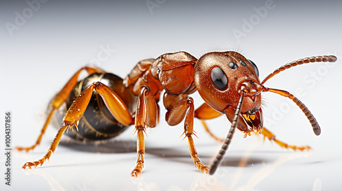 3d rendered photo of a ant generative ai