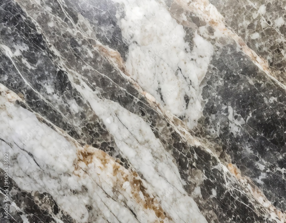 Fototapeta premium Black and white grunge marble texture background