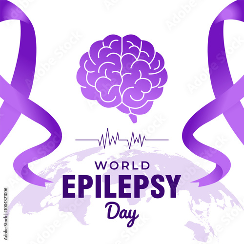 International Epilepsy day. Vector eps 10