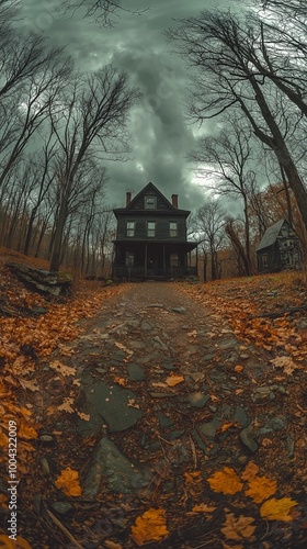 Sleepy Hollow Lane: Halloween Horror, Shot from 7Artisans 10mm f/2.8 photo