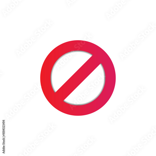 prohibited sign no Stop sign icon red color Free Download prohibited sign no Stop sign icon red color - GFXLoad