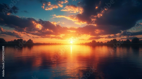 Elegant 4K Desktop Wallpaper with Serene Sunset Soft Background