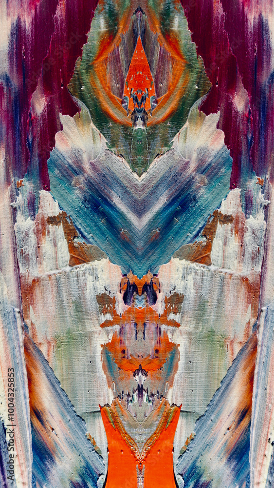 Fototapeta premium abstract background wallpaper. Modern motif visual art. Mixtures of oil paint. Trendy hand painting canvas. Wall decor and Wall art prints Idea. 3D Texture. Art object