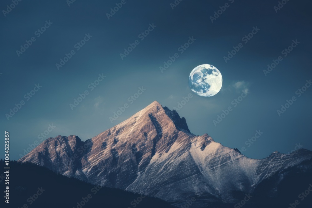 Mountain moon astronomy outdoors. Mountain moon astronomy outdoors.
