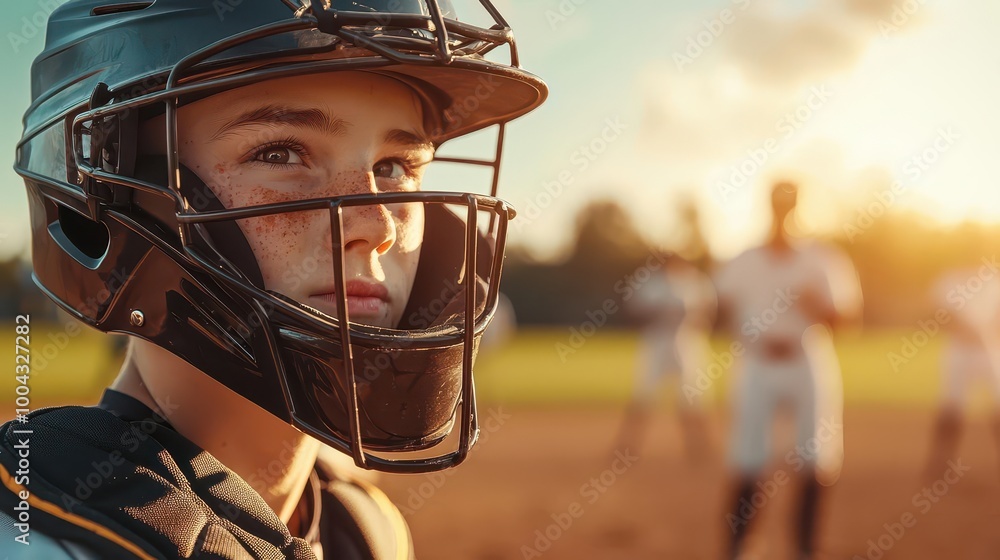 Closeup of a catcher signaling to the pitcher during a baseball tournament, intense focus on strategy, baseball, tournament, focus Closeup of a catcher signaling to the pitcher during a baseball tournament, intense focus on strategy, baseball, tournament, focus