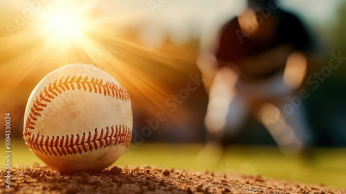 Highenergy pitcher delivering a fastball during a latestage baseball tournament, baseball, tournament, power photo