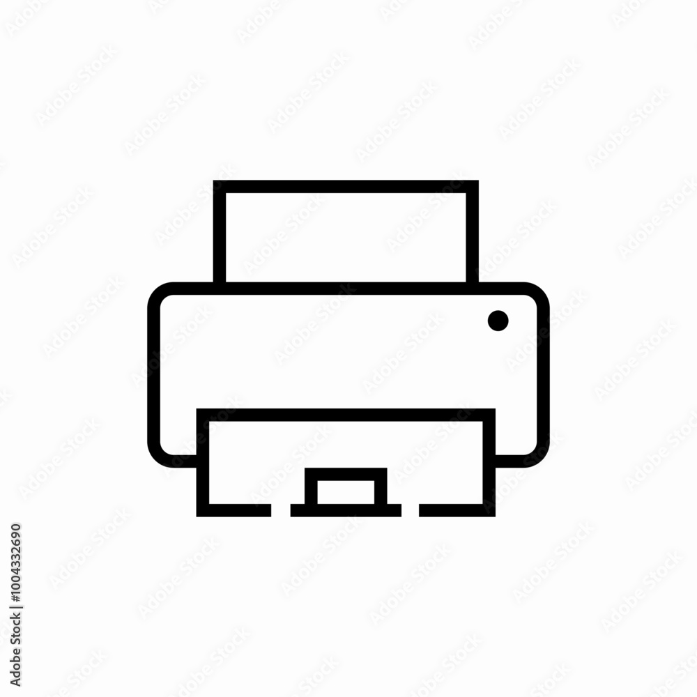 printer scaner icon sign vector printer scaner icon sign vector