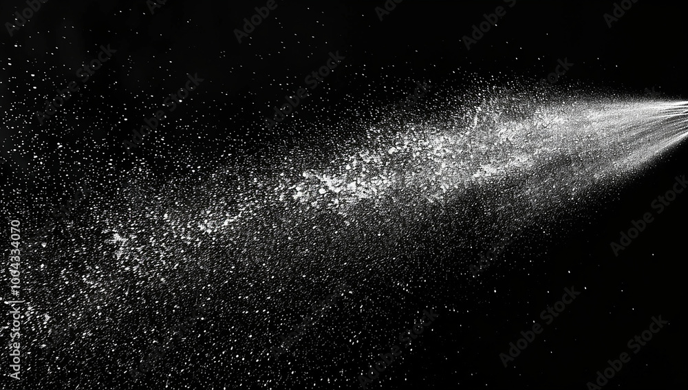 Falling snowflakes in space against a backdrop of stars and galaxies, creating an abstract cosmic scene filled with light and motion Falling snowflakes in space against a backdrop of stars and galaxies, creating an abstract cosmic scene filled with light and motion