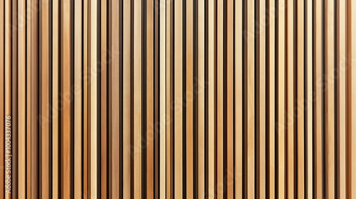 Wall made of wood. Wooden panels made of vertical slats. Maple pattern texture