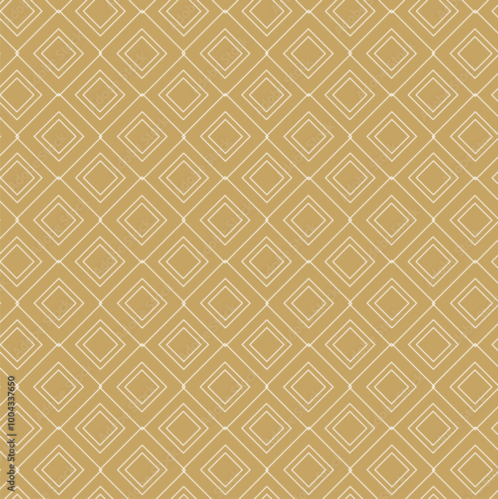 Abstract geometric pattern with crosses, stripes, lines. Seamless vector background. White and gold ornament. Modern reticulated graphic design. Abstract geometric pattern with crosses, stripes, lines. Seamless vector background. White and gold ornament. Modern reticulated graphic design.
