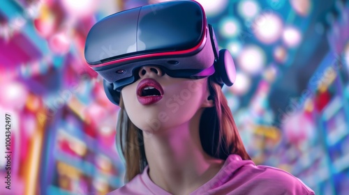 Virtual Shopping Experience in a Futuristic Setting