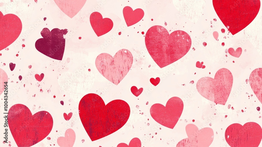 Heart pattern graphic in 4K. Love and compassion. Valentine vibe. Heart pattern graphic in 4K. Love and compassion. Valentine vibe.