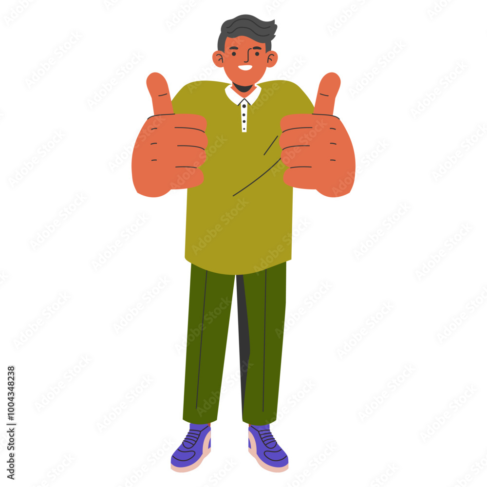 Diversity Businessman. Flat Vector Illustration Diversity Businessman. Flat Vector Illustration