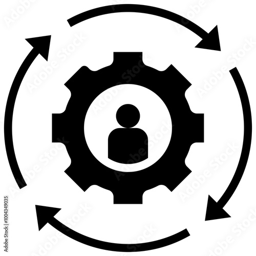adaptability glyph style icon