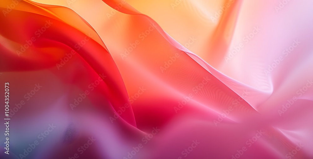 Obraz premium Abstract Pink, Orange, Red Gradient Background