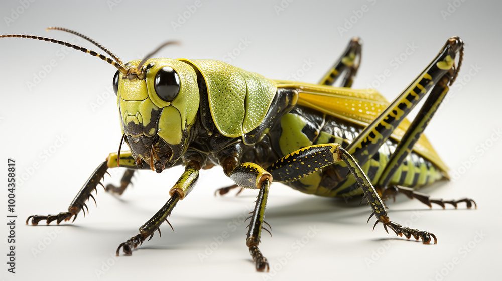 3d rendered photo of a grasshopper generative ai 3d rendered photo of a grasshopper generative ai