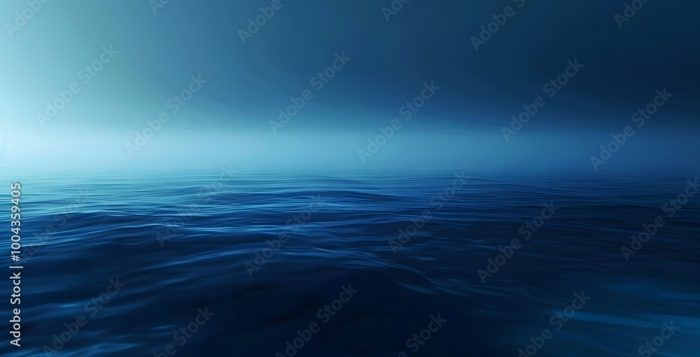 Obraz premium Minimalist Ocean Gradient Background
