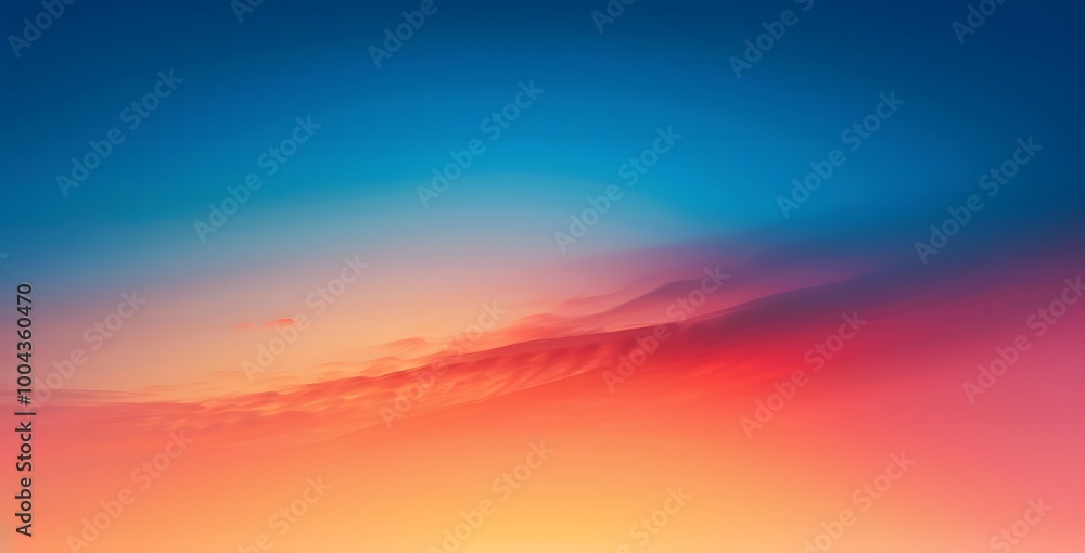 Abstract Blurred Sunset Gradient Background Abstract Blurred Sunset Gradient Background