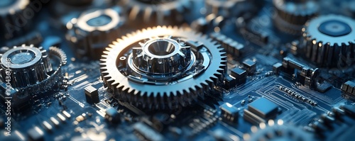 Disassembled Mechanical Gea...