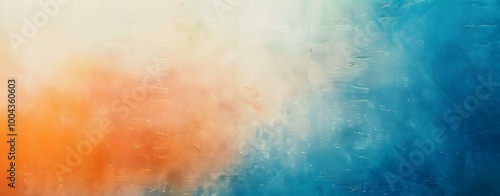 Abstract Blue Orange Gradient Background