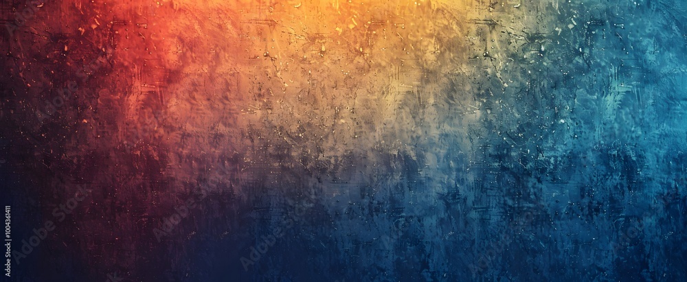 Naklejka premium Vintage Gradient Wall Texture with Red, Blue, and Yellow Tones