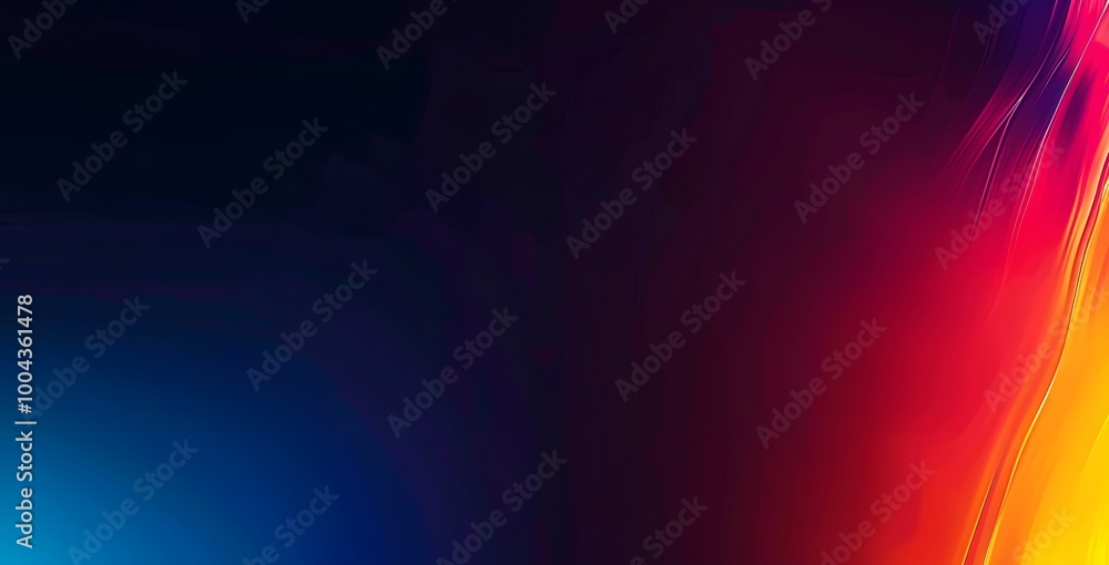 Obraz premium Abstract Gradient Background With Blue, Red, Yellow Colors