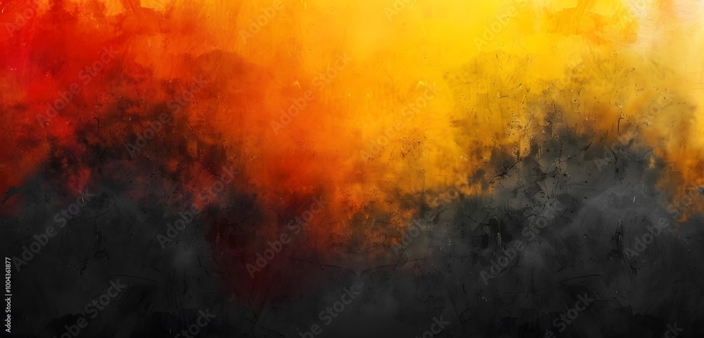 Abstract Grainy Gradient Background - Orange, Yellow, Red, Grey Abstract Grainy Gradient Background - Orange, Yellow, Red, Grey