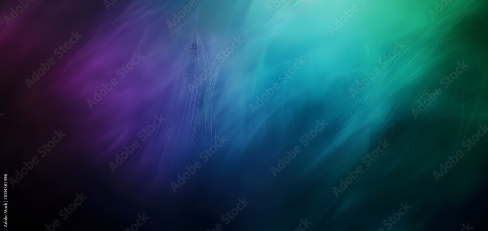 Fototapeta premium Minimalist Gradient Background: Green, Purple, Blue