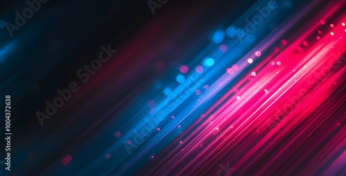 Abstract Blue and Red Gradient Background with Blurred Lights