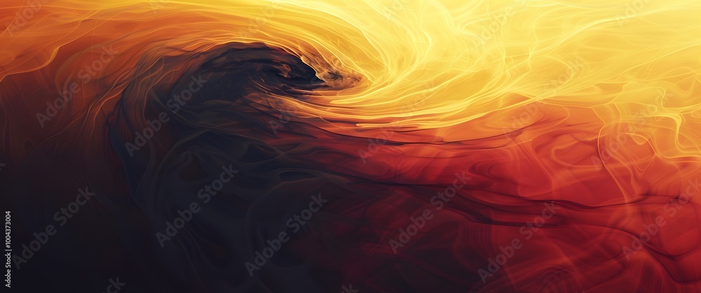 Abstract Swirling Gradient Yellow to Red Abstract Swirling Gradient Yellow to Red