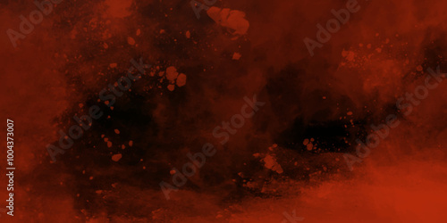 abstract cloud and vapor texture background. Black and red smoke aquarelle smudge illustration smooth grungy smokey light red colors ink glow. red color powder explosion	
