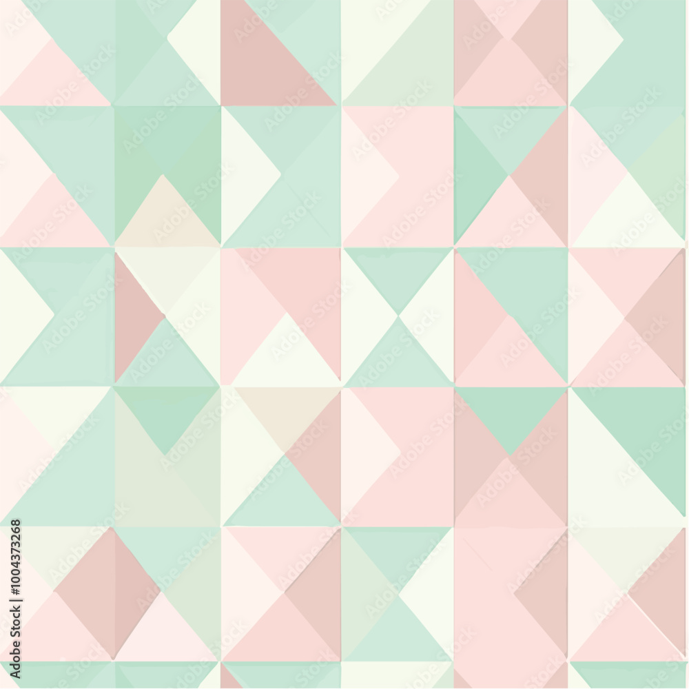 Geometric seamless pattern of triangles and squares Geometric seamless pattern of triangles and squares