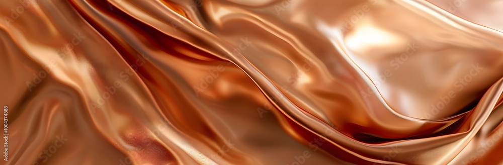 Abstract Copper Satin Fabric Texture Background Abstract Copper Satin Fabric Texture Background