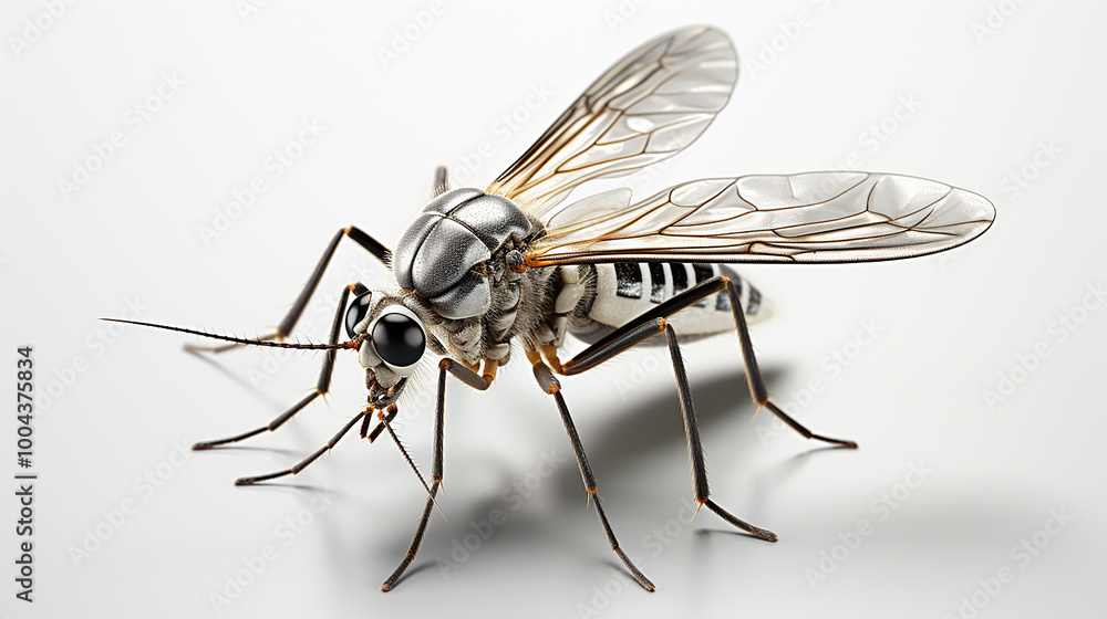 3d rendered photo of a mosquito generative ai 3d rendered photo of a mosquito generative ai