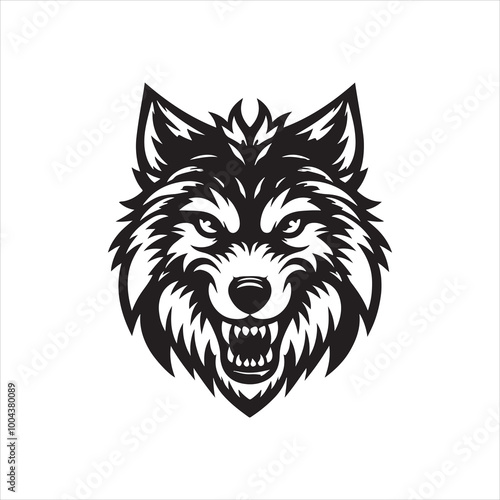  Angry Wolf Vector Illustrators