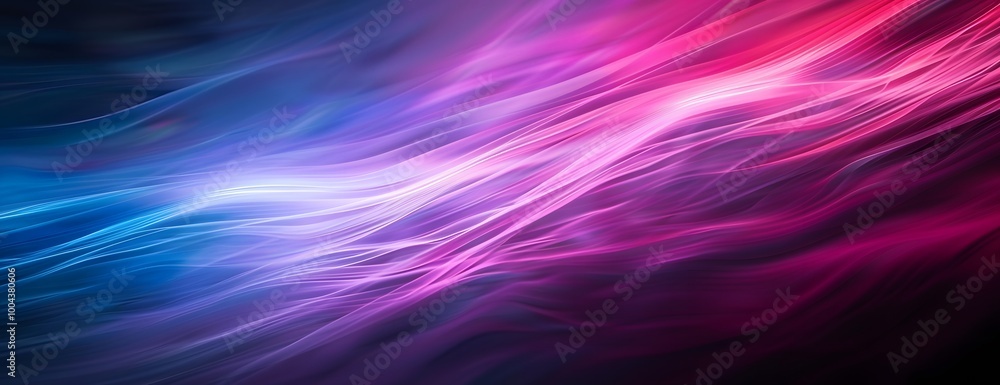 Abstract Purple Blue Gradient Background with Wavy Lines Abstract Purple Blue Gradient Background with Wavy Lines