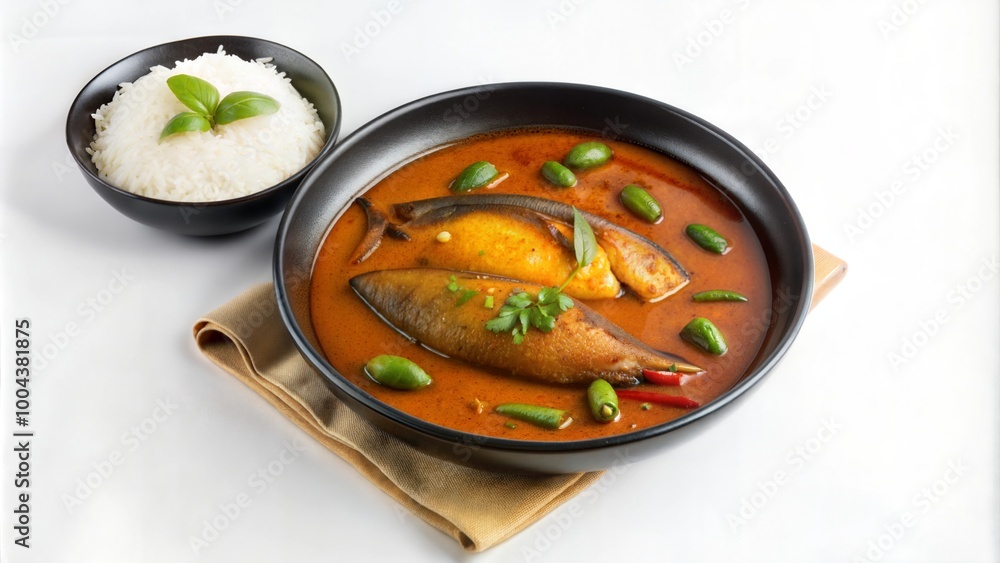 Spicy Fish Curry: A Popular Indian Seafood Dish Served with Rice
Spicy Fish Curry: A Popular Indian Seafood Dish Served with Rice