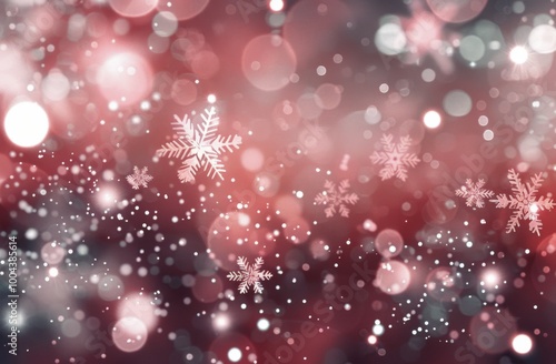 Red And White Winter Background