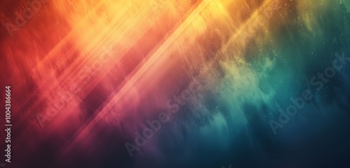 Abstract Rainbow Gradient Background with Blurred Texture