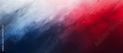 Abstract Red, White, and Blue Gradient Background