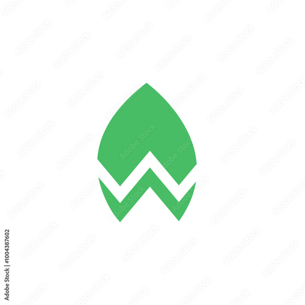 Green W Letter Logo. Modern Abstract of Initial W With Simple Leave Shape. Eco Nature Concept Design. Green W Letter Logo. Modern Abstract of Initial W With Simple Leave Shape. Eco Nature Concept Design.