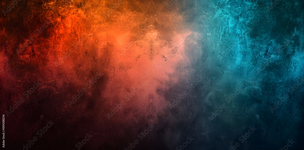 Abstract Gradient Background with Blue, Orange, and Red Colors Abstract Gradient Background with Blue, Orange, and Red Colors