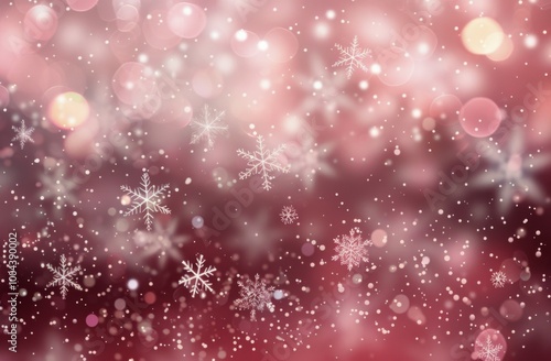 Red And White Winter Background