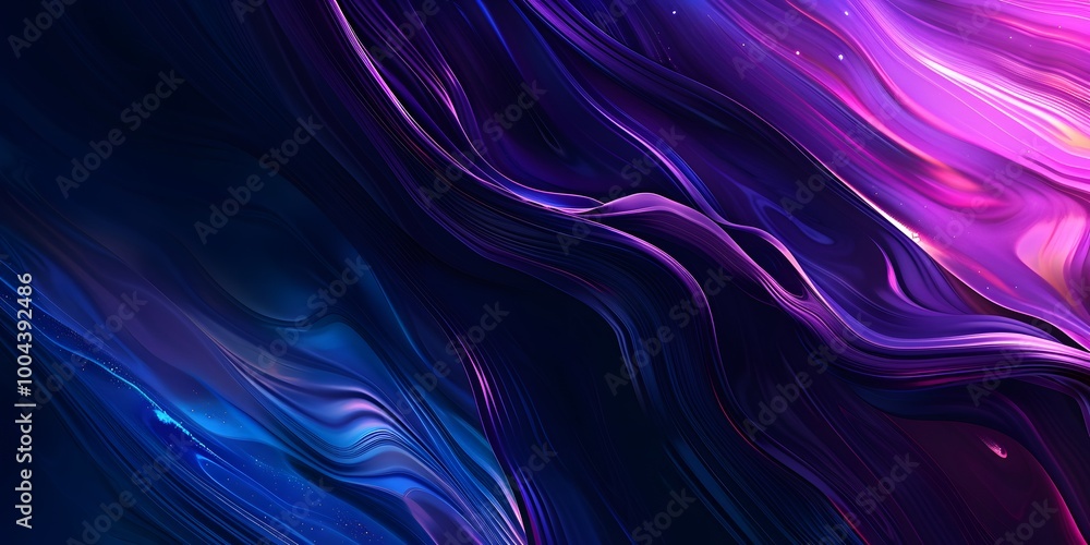 Abstract Digital Artwork: Purple and Blue Gradient Abstract Digital Artwork: Purple and Blue Gradient